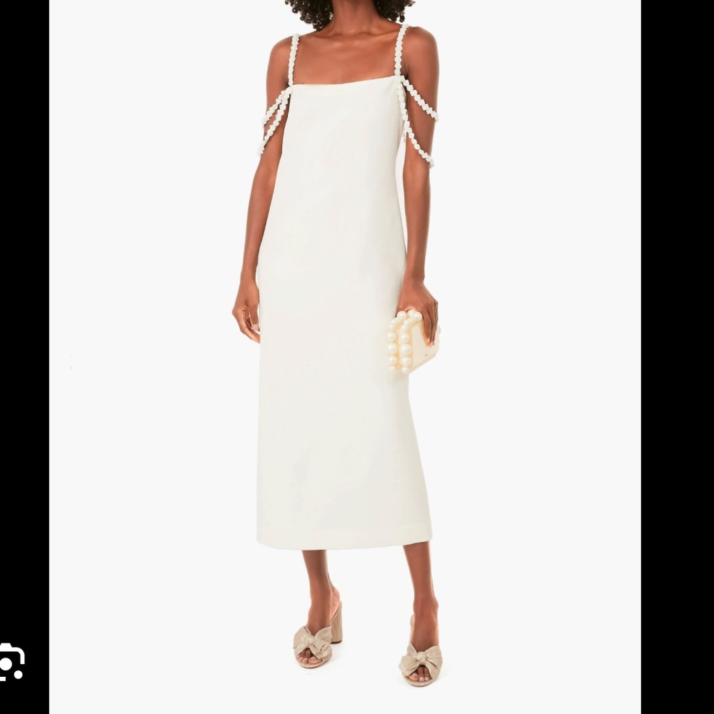 SOLD Alexis Ivory Midi Dress